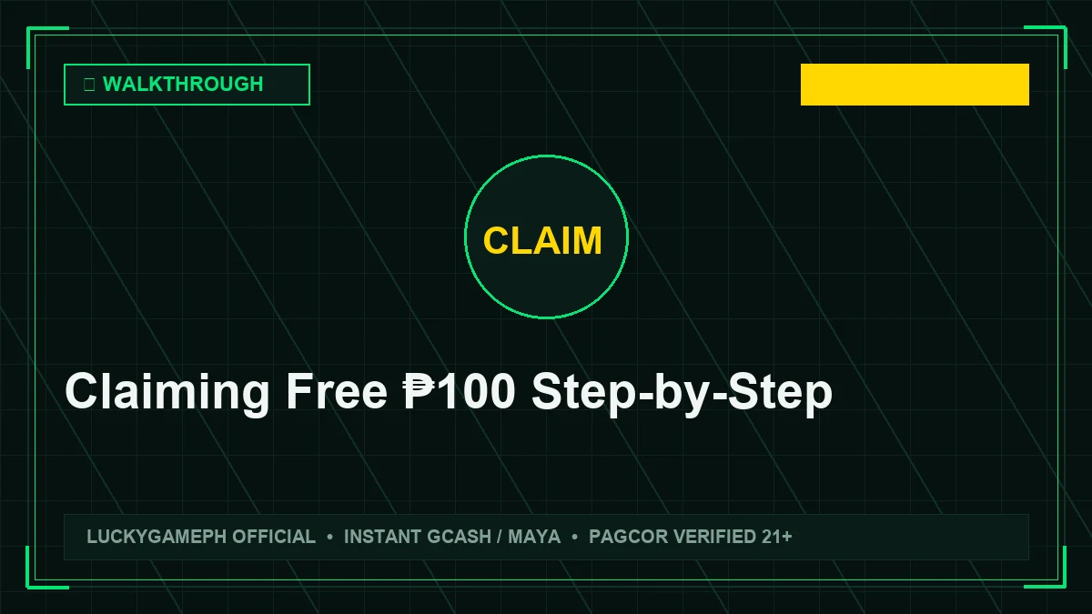 Claiming Free ₱100