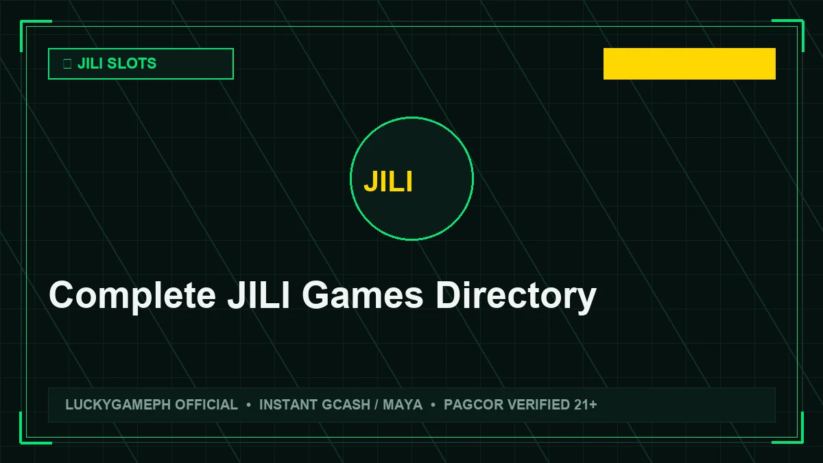 JILI Games Catalog